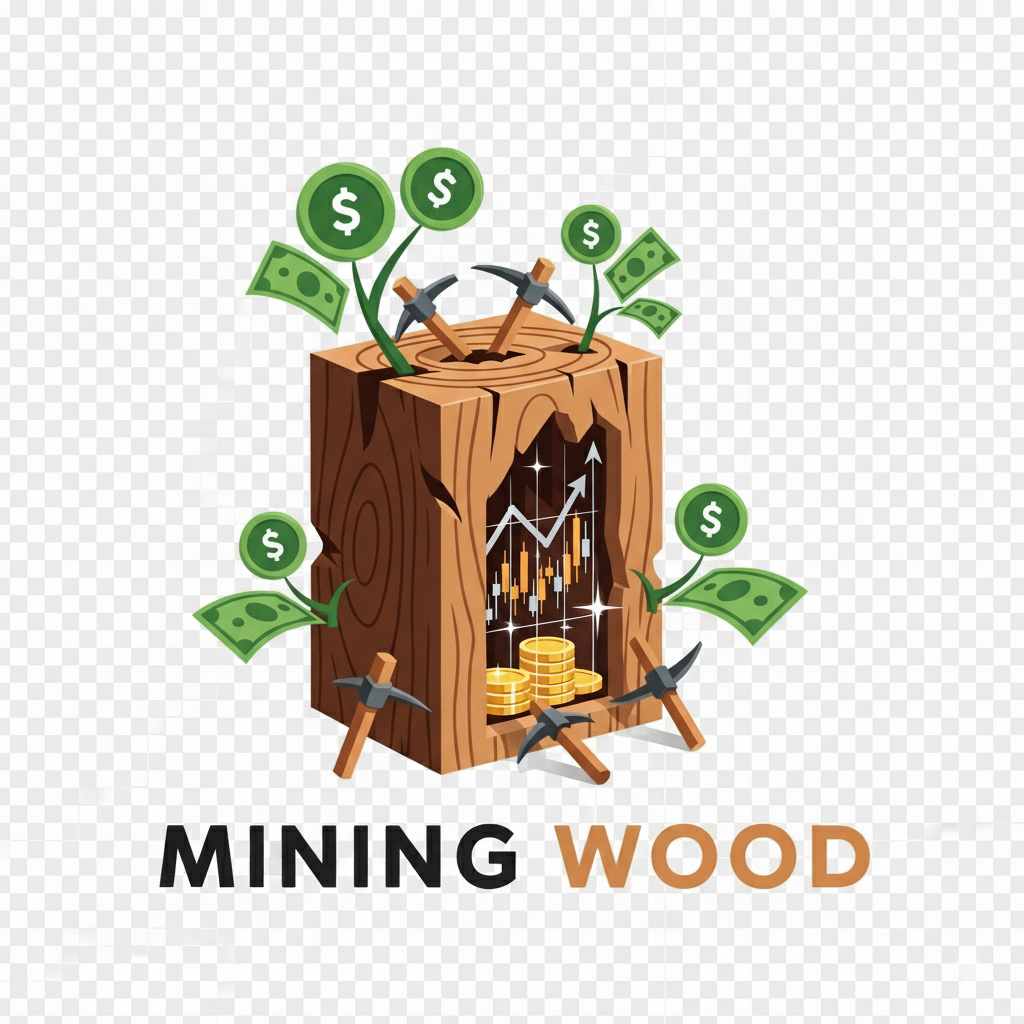 Mining Wood Logo